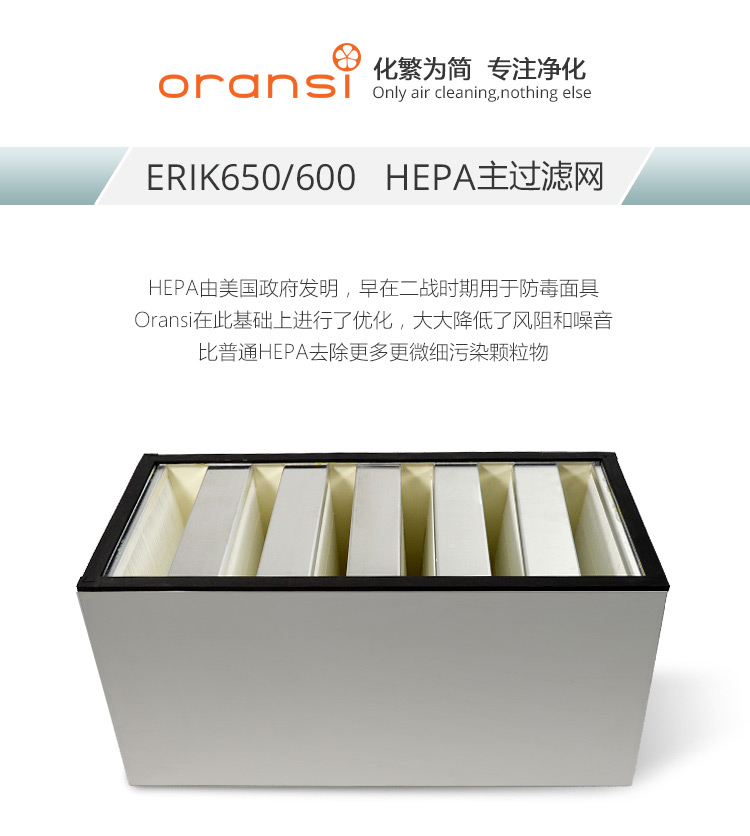 ERIK650/600 HEPA主过滤网1
